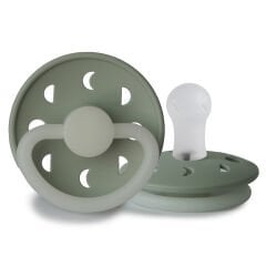FRİGG- Moon Phase Silikon Emzik- Karanlıkta Parlayan- Sage Night