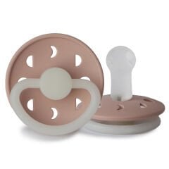 FRİGG- Moon Phase Silikon Emzik- Karanlıkta Parlayan- Blush Night