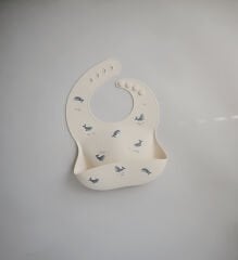 Mushie Silikon Önlük - Whales