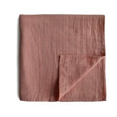 Mushie Organik Müslin Örtü / Kundak - Cedar