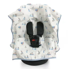 Müslin Puset&Oto Koltuk Örtüsü -Bebe Lapin